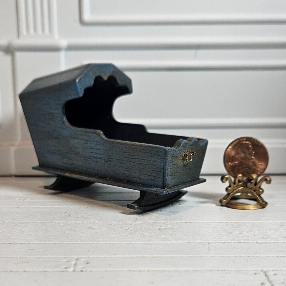 Artisan made Cradle Dollhouse Miniature